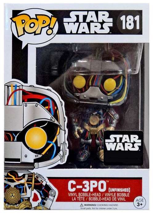 Star Wars C-3PO 181 unfinished Smugglers Bounty Exclusive Funko Pop! Vinyl figure