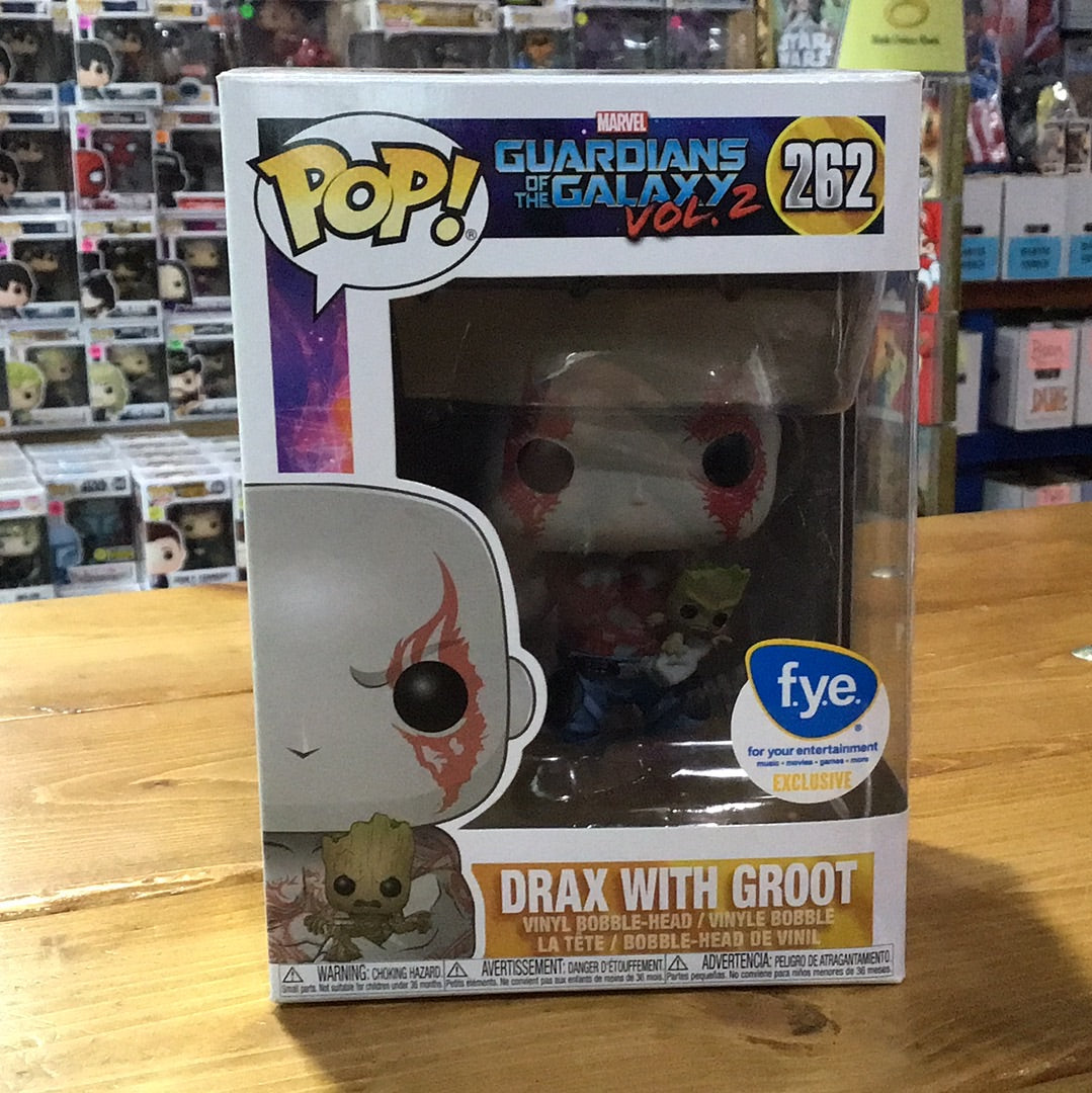 Marvel Guardians of the Galaxy Vol. 2 Drax with Groot #262 Exclusive Funko Pop! Vinyl figure 2017