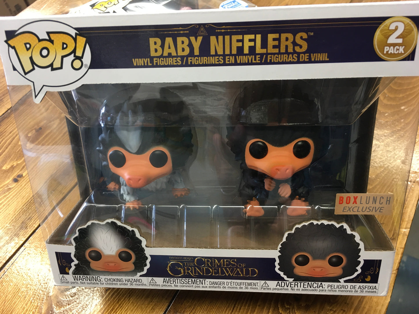 Baby Nifflers 2 pack exclusive Funko Pop vinyl figure harry potter
