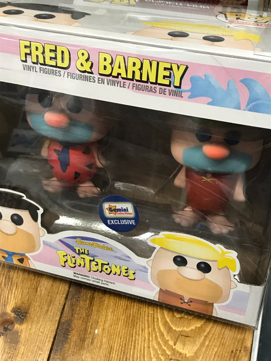 The Flintstones Fred Barney 2 pack exclusive Funko Pop! Vinyl figure