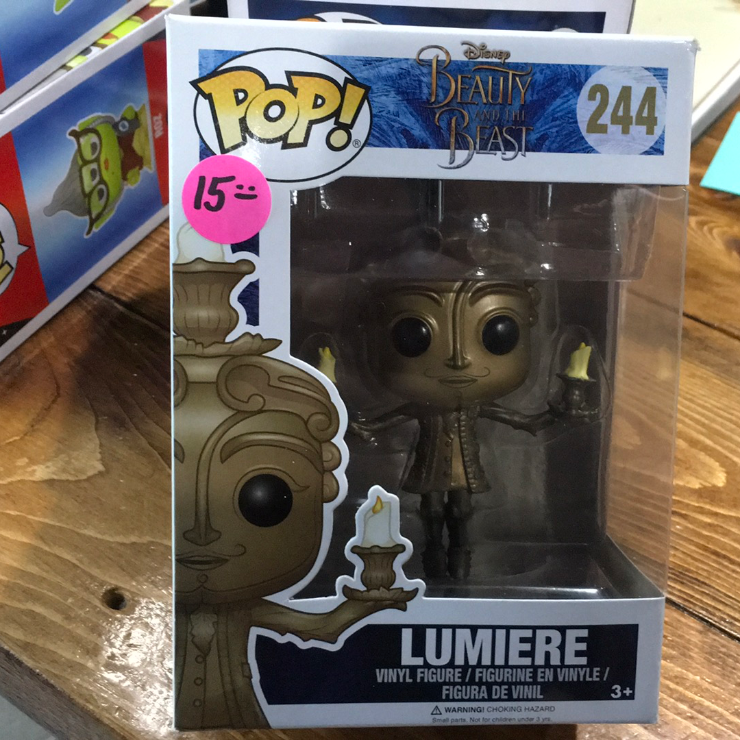 Disney Beauty & the beast Lumiere live action Funko Pop! vinyl figure