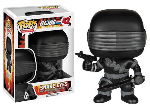 Gijoe Snake Eyes 42 Funko Pop! Vinyl figure cartoon