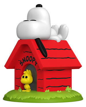 Peanuts Snoopy on Doghouse deluxe Funko Pop! Vinyl figure cartoon