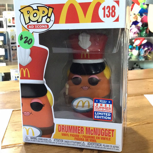 Ad Icons McDonalds Drummer McNugget Exclusive Funko Pop! Vinyl figure