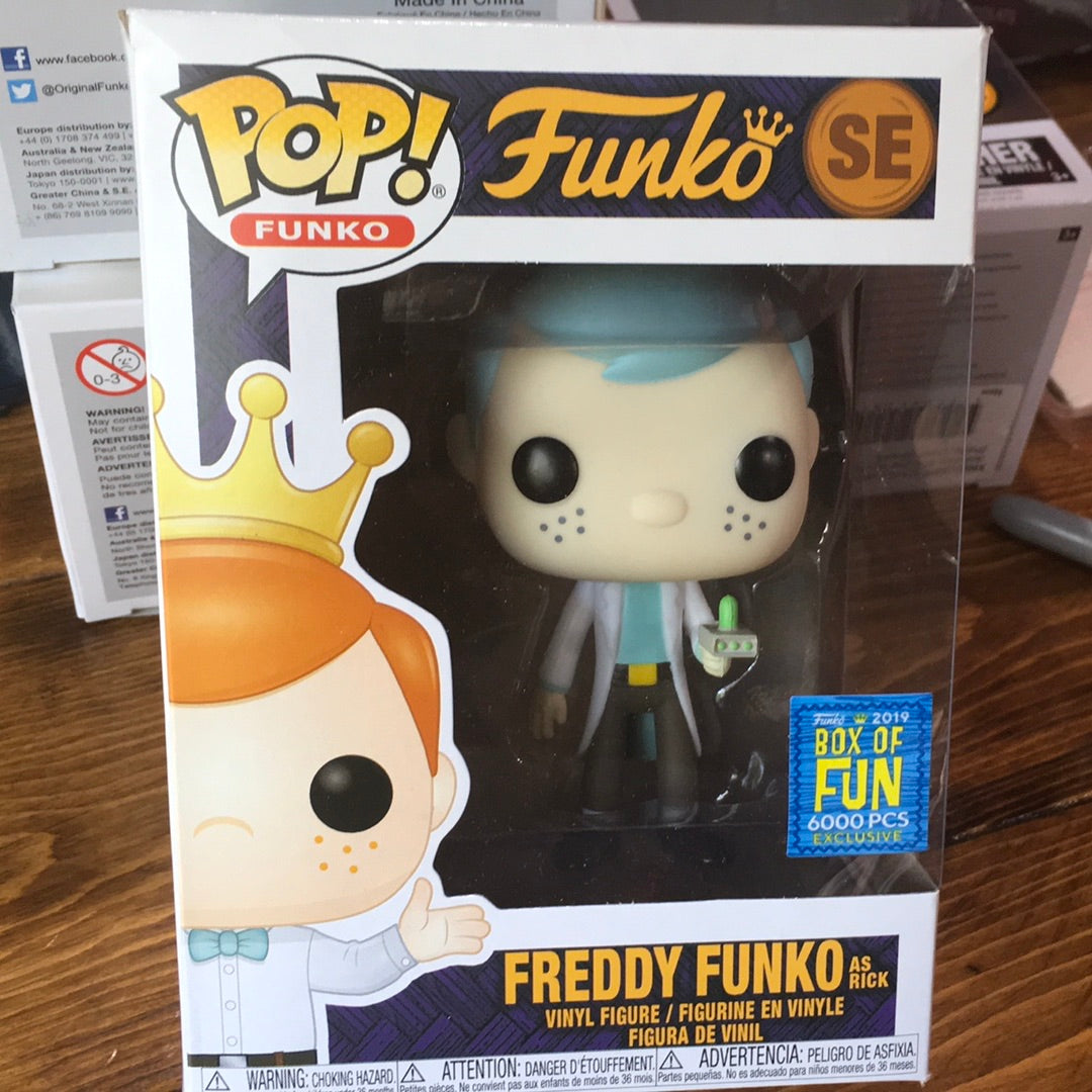 Freddy Funko Rick Morty exclusive Pop! Vinyl Figure anime