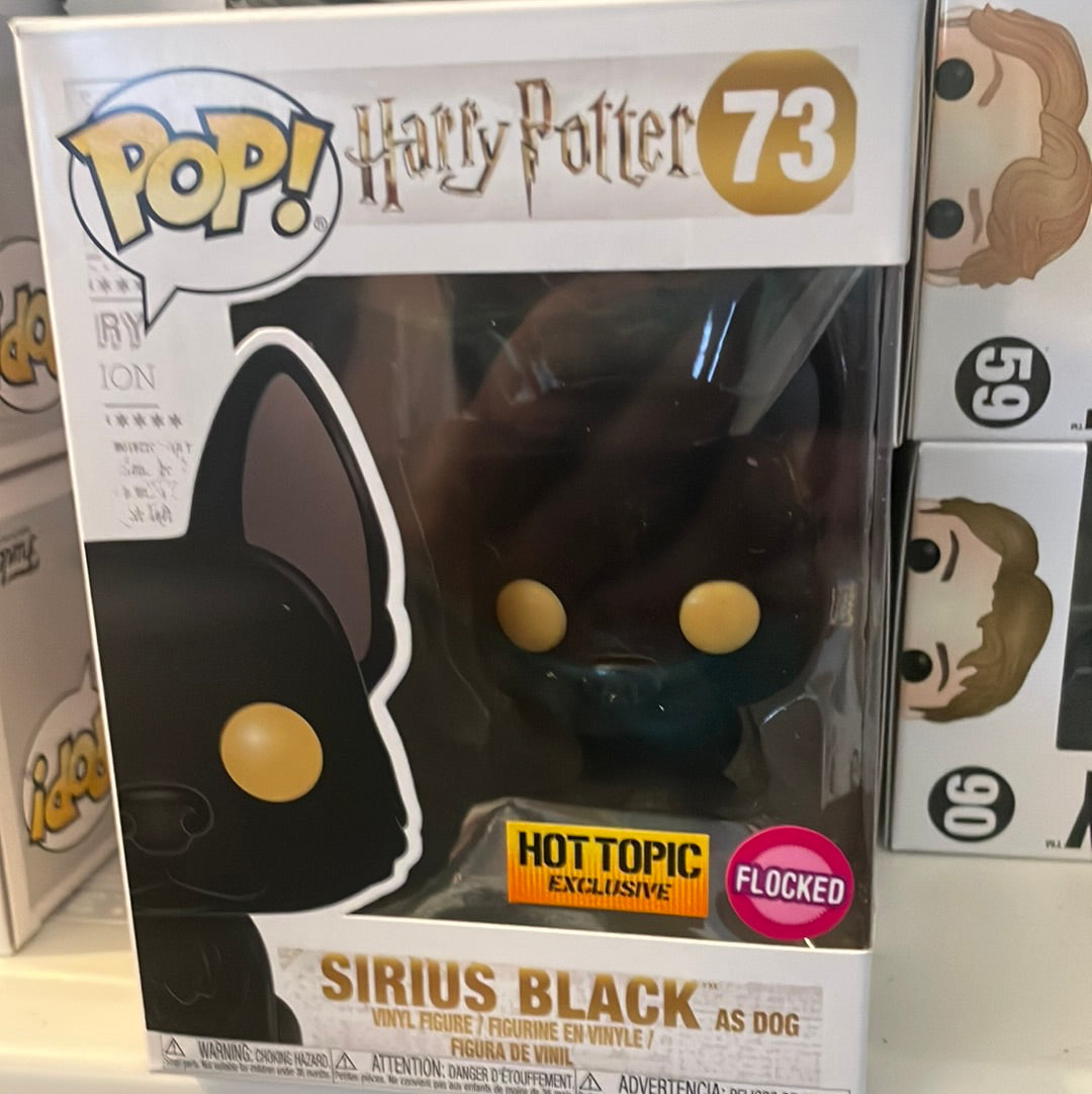 Harry Potter Sirius Black as Dog flocked exclusive Funko Pop! Vinyl figure