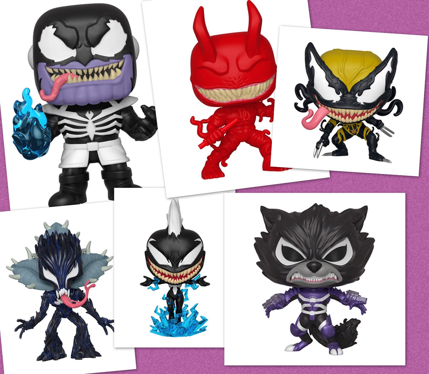 Marvel Venomized wave 2 Set Funko Pop! Vinyl figure set