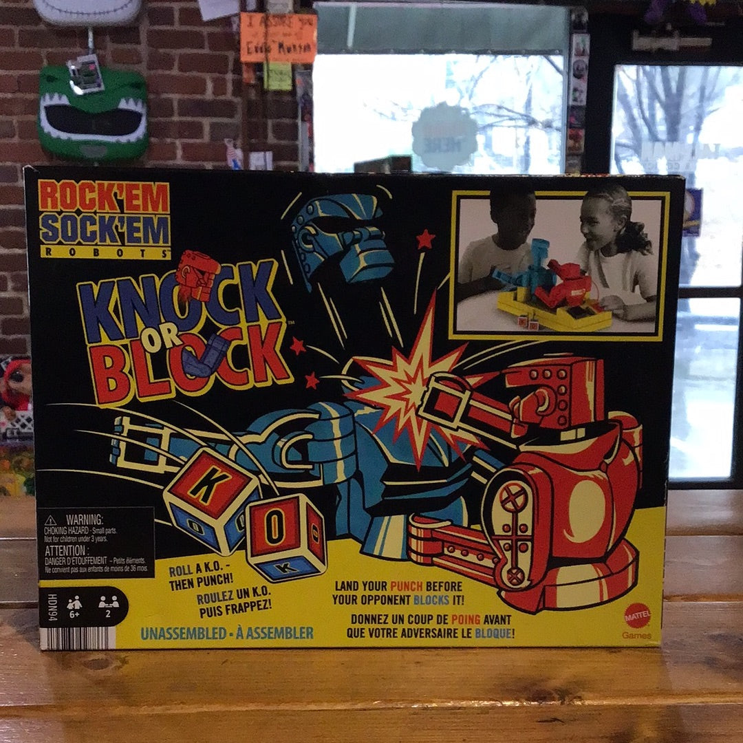 Rock’em Sock’em Robots - Knock or Block Mattel Game