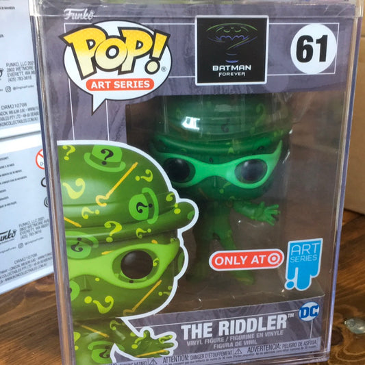 DC Comics - Batman Forever Riddler w/case #61 - Exclusive Funko Pop! Vinyl Figure