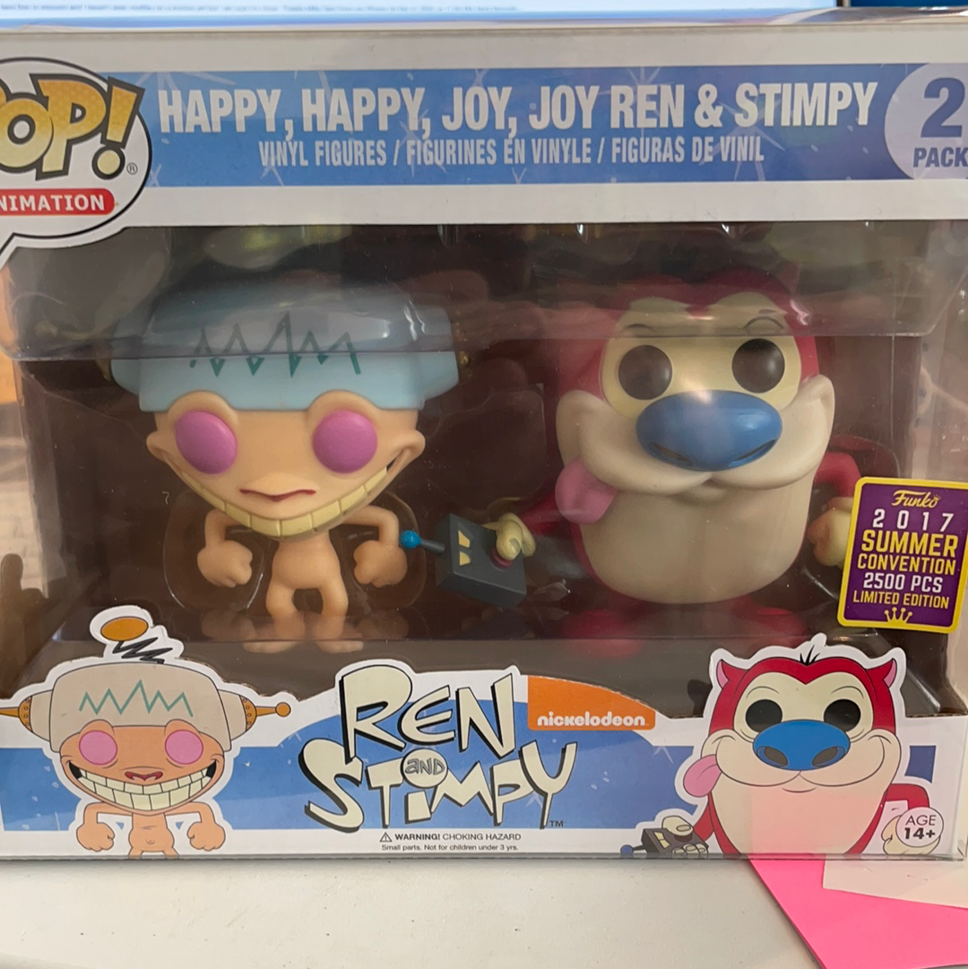 Happy Happy Joy Joy Ren Stimpy exclusive Funko pop! Vinyl figure animation