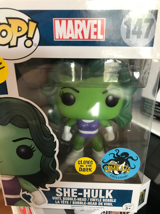Marvel She hulk Comikaze exclusive GITD Funko Pop! Vinyl figure 2020