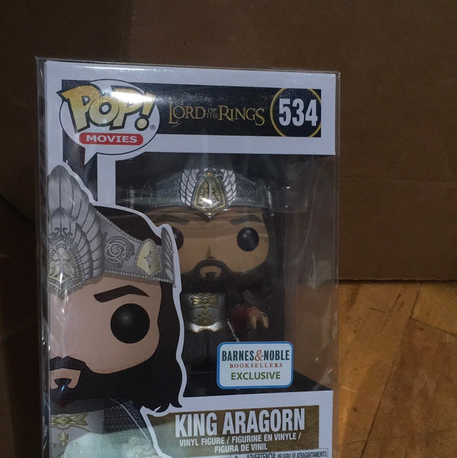 Lord of the Rings King Aragorn exclusive Funko Pop! Vinyl figure movie