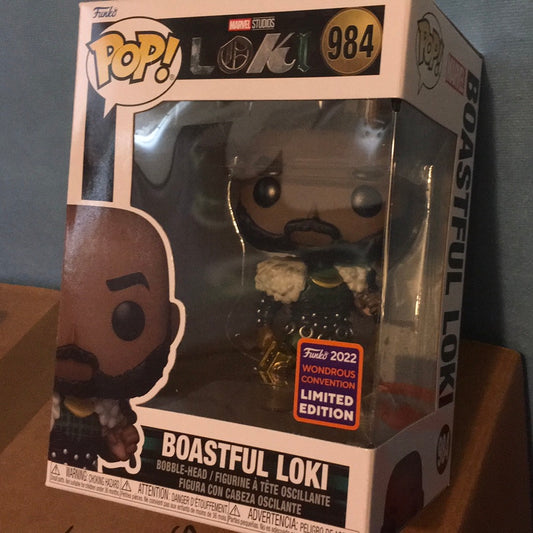 Loki - Boastful Loki 984 Exclusive Funko Pop! Vinyl figure MARVEL