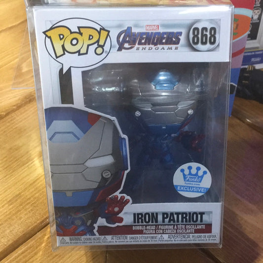 Marvel Iron Patriot 868 shop Exclusive Funko Pop! vinyl figure