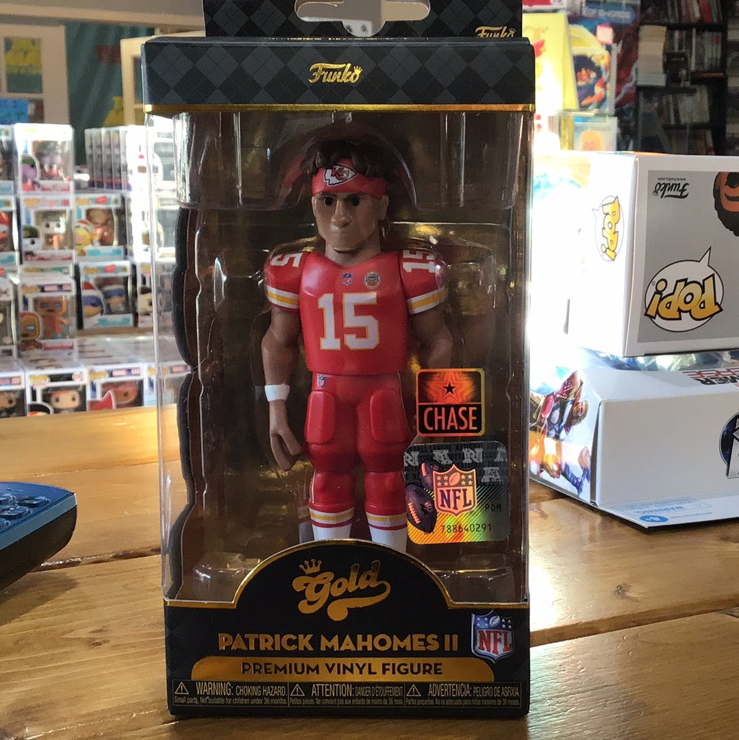 Funko Gold 5" NFL: Chiefs Patrick Mahomes II Vinyl Figure (Sports)