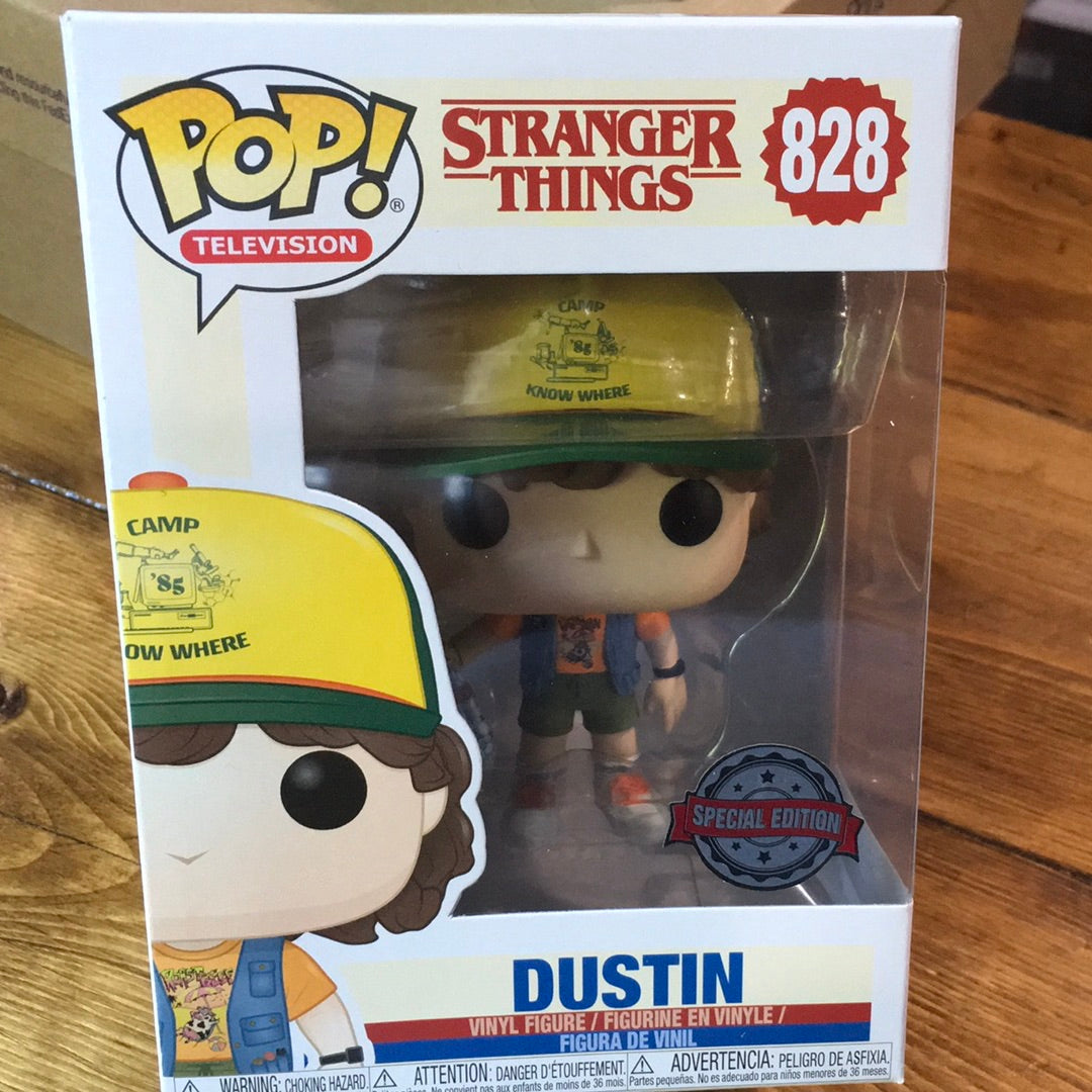 Stranger Things S3 - Dustin #828 - Exclusive Funko Pop! Vinyl Figure
