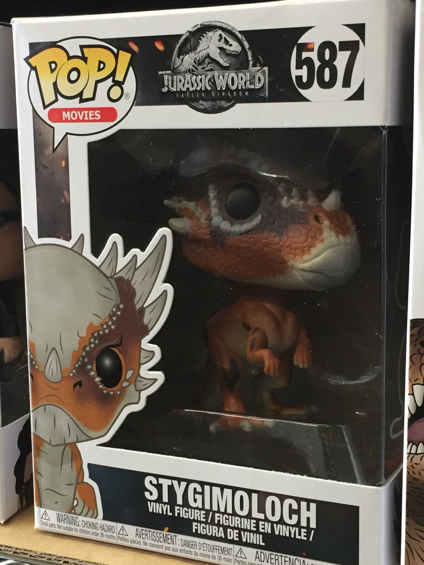 Jurassic world Stygimoloch dinosaur Funko Pop! Vinyl figure park