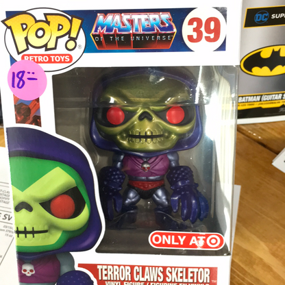 MOTU Terror Claws Skeletor 39 metallic exclusive Funko Pop! Vinyl figure