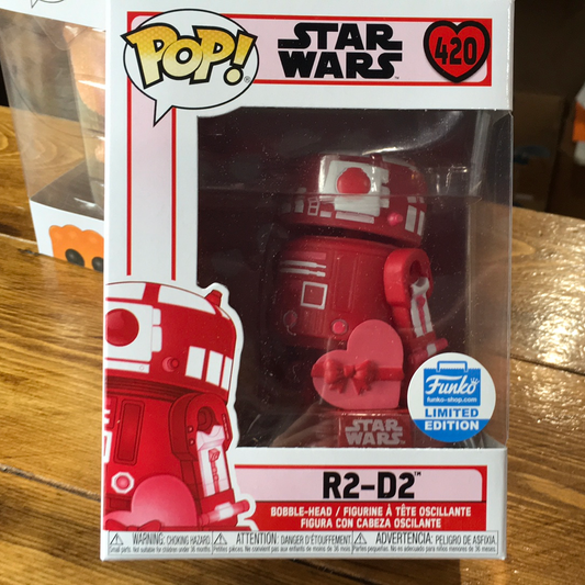 Star Wars R2-D2 Exclusive 420 Valentine's Day Pink Funko Pop! Vinyl figure
