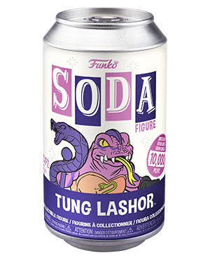 MOTU Tung Lashor - Funko Mystery Soda Figure (LIMIT 2)