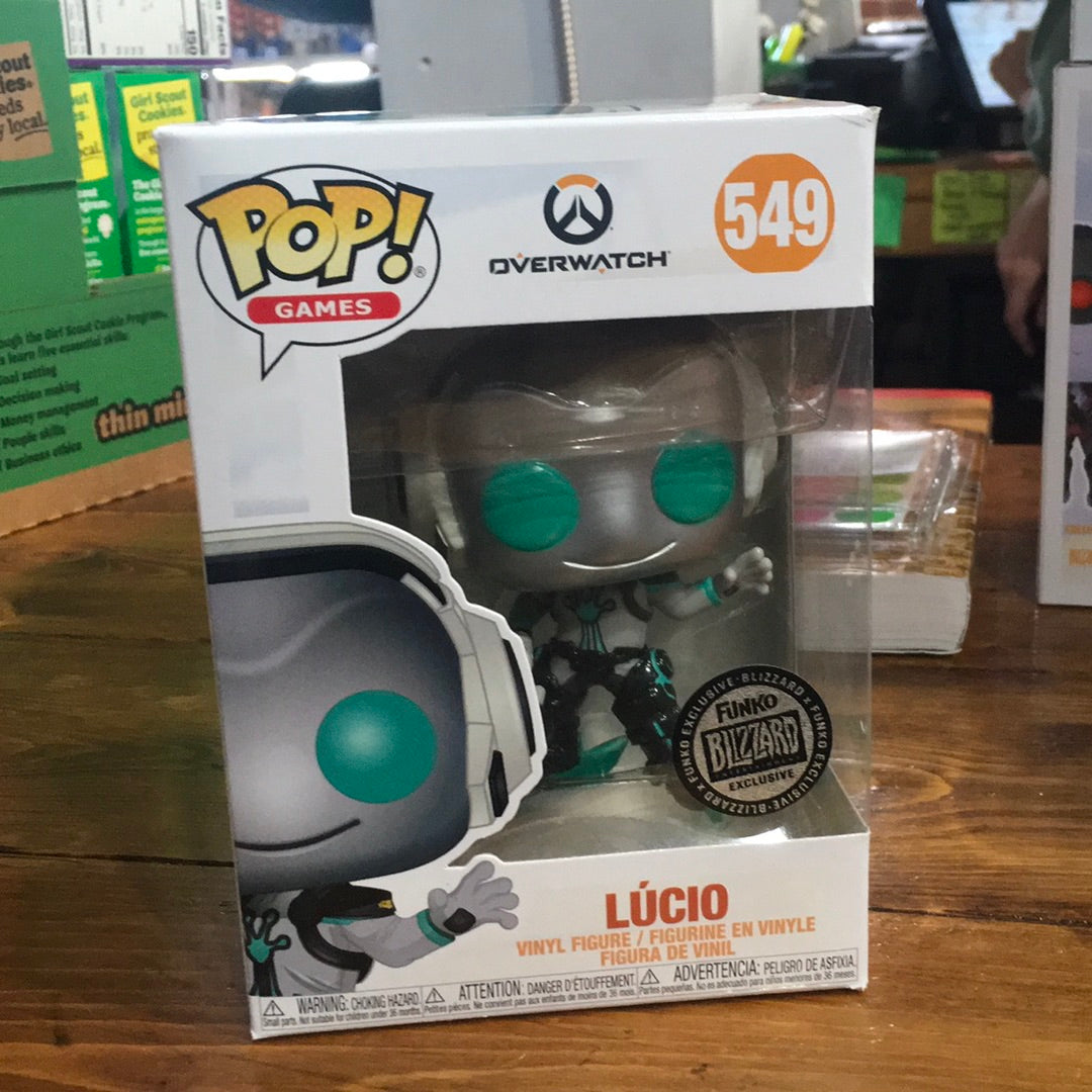 Overwatch Lucio #549 Exclusive Funko Pop vinyl Figure television