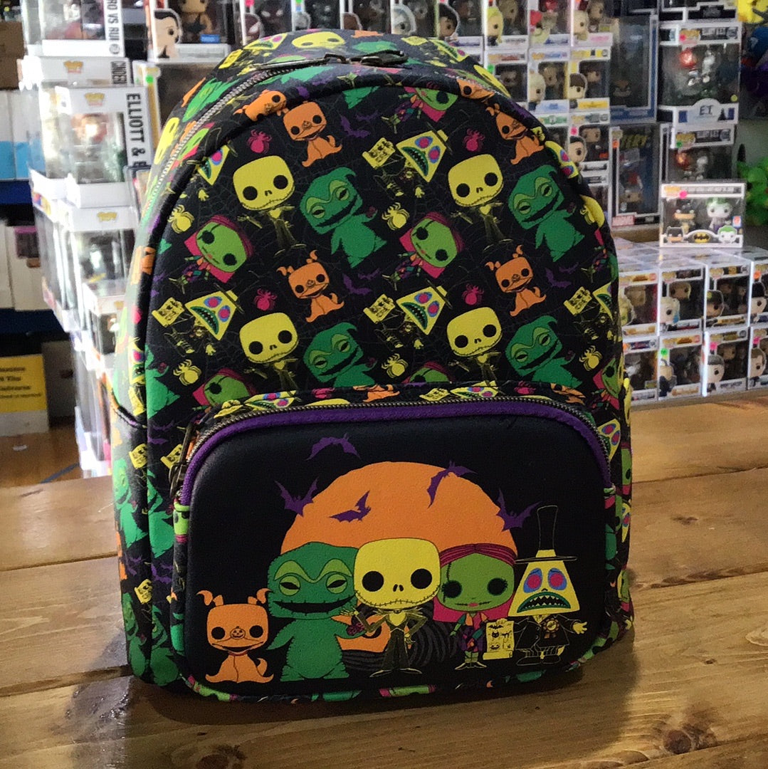 Neon The Nightmare Before Christmas Exclusive Loungefly Mini Backpack