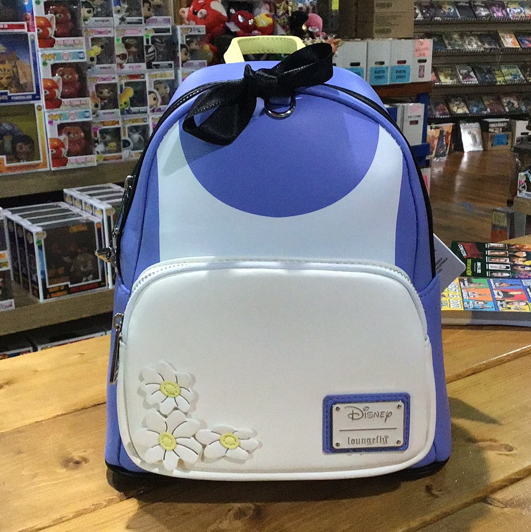 Disney Alice in Wonderland - Alice Mini Backpack with Dinah Wristlet by Loungefly