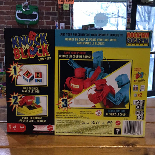 Rock’em Sock’em Robots - Knock or Block Mattel Game