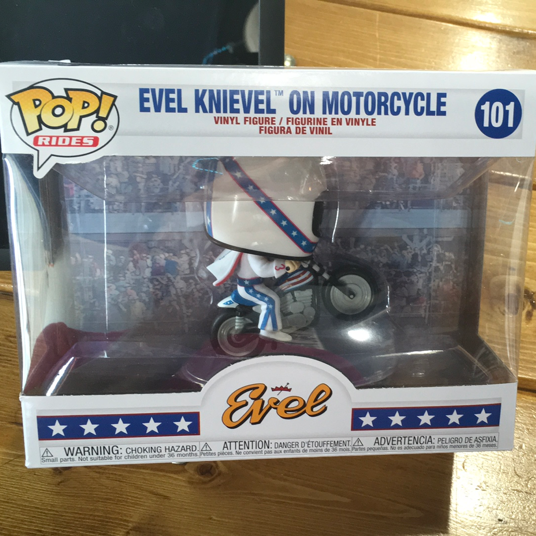 Icons Evel Knievel on motorcycle Funko Pop! Vinyl figure
