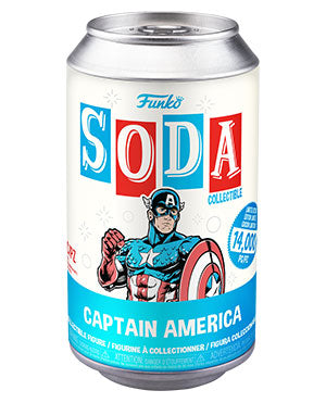 Marvel - Captain America - Vinyl Soda Sealed Mystery Funko Figure