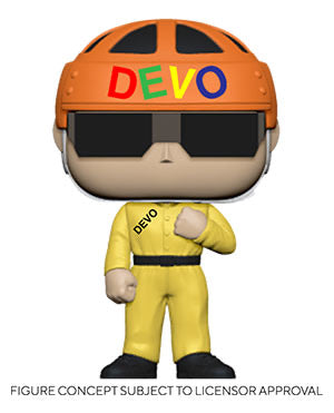 Rocks Devo Satisfaction yellow suit Funko Pop! Vinyl figure