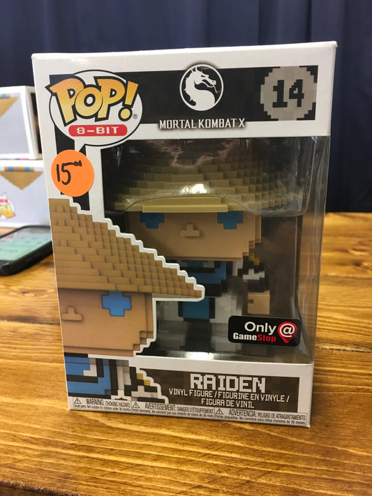 Mortal Kombat Raiden 8bit GameStop exclusive Funko Pop! Vinyl figure games