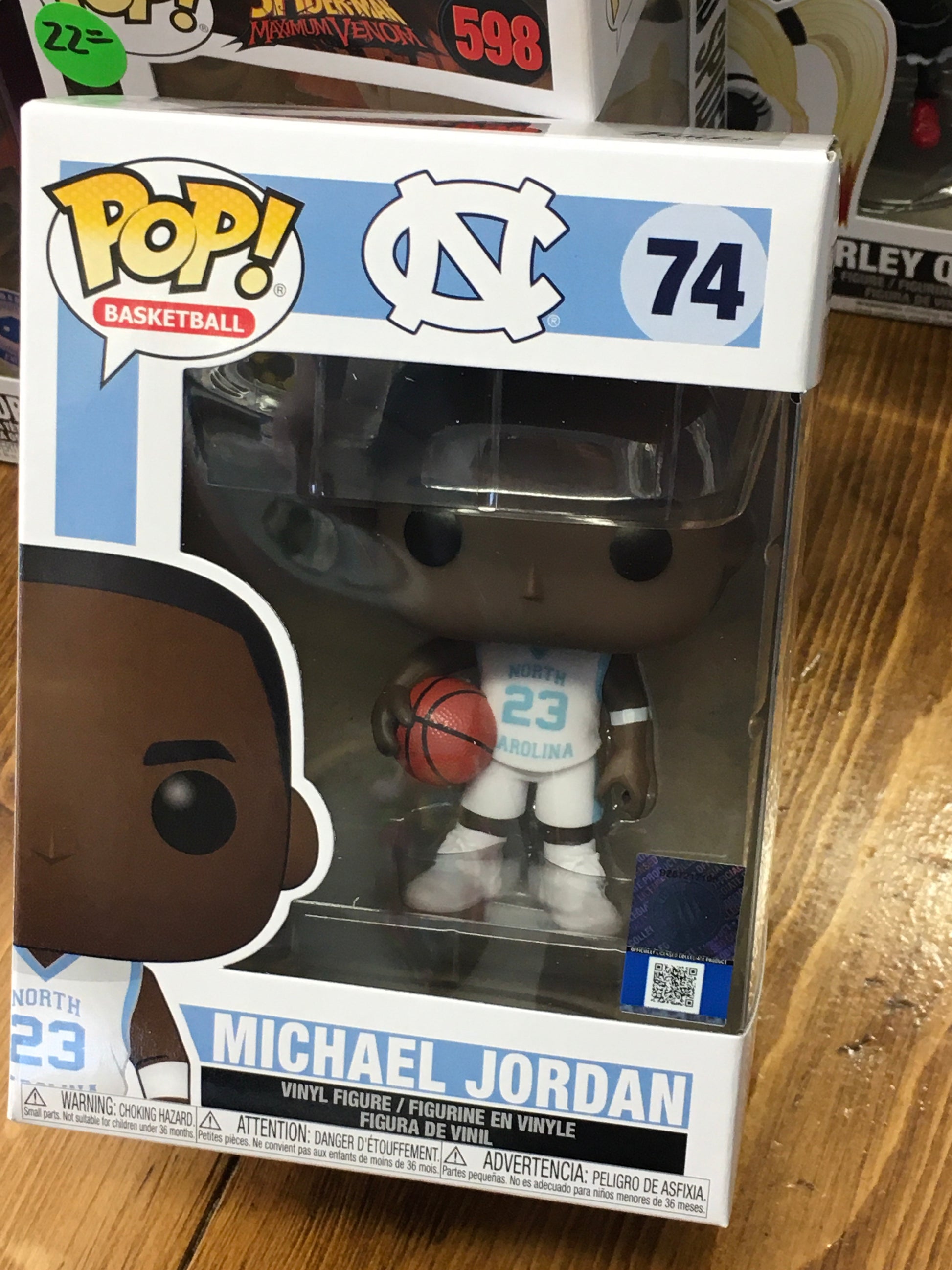 Michael Jordan UNC Uniform #74 Funko Pop! Figure Tall Man Toys