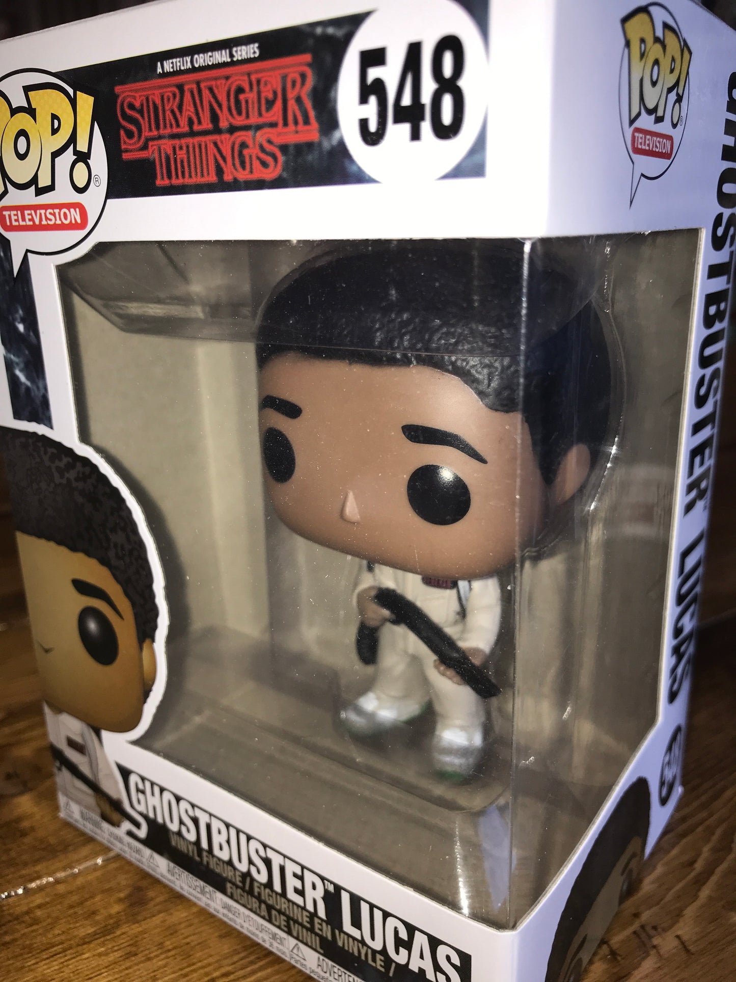 Stranger Things ghostbuster Lucas 548 Funko Pop! Vinyl figure television