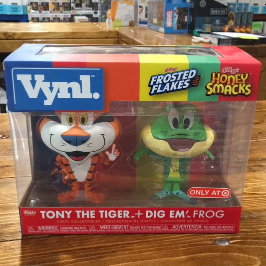 Vynl 2 pack Tony the Tiger and Dig Em Frog Funko Mini Vinyl Figure