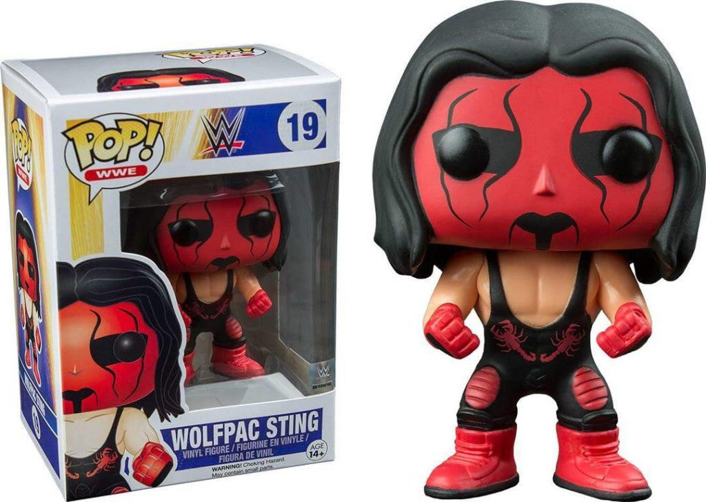 WWE Sting Wolfpack exclusive Funko Pop! Vinyl figure