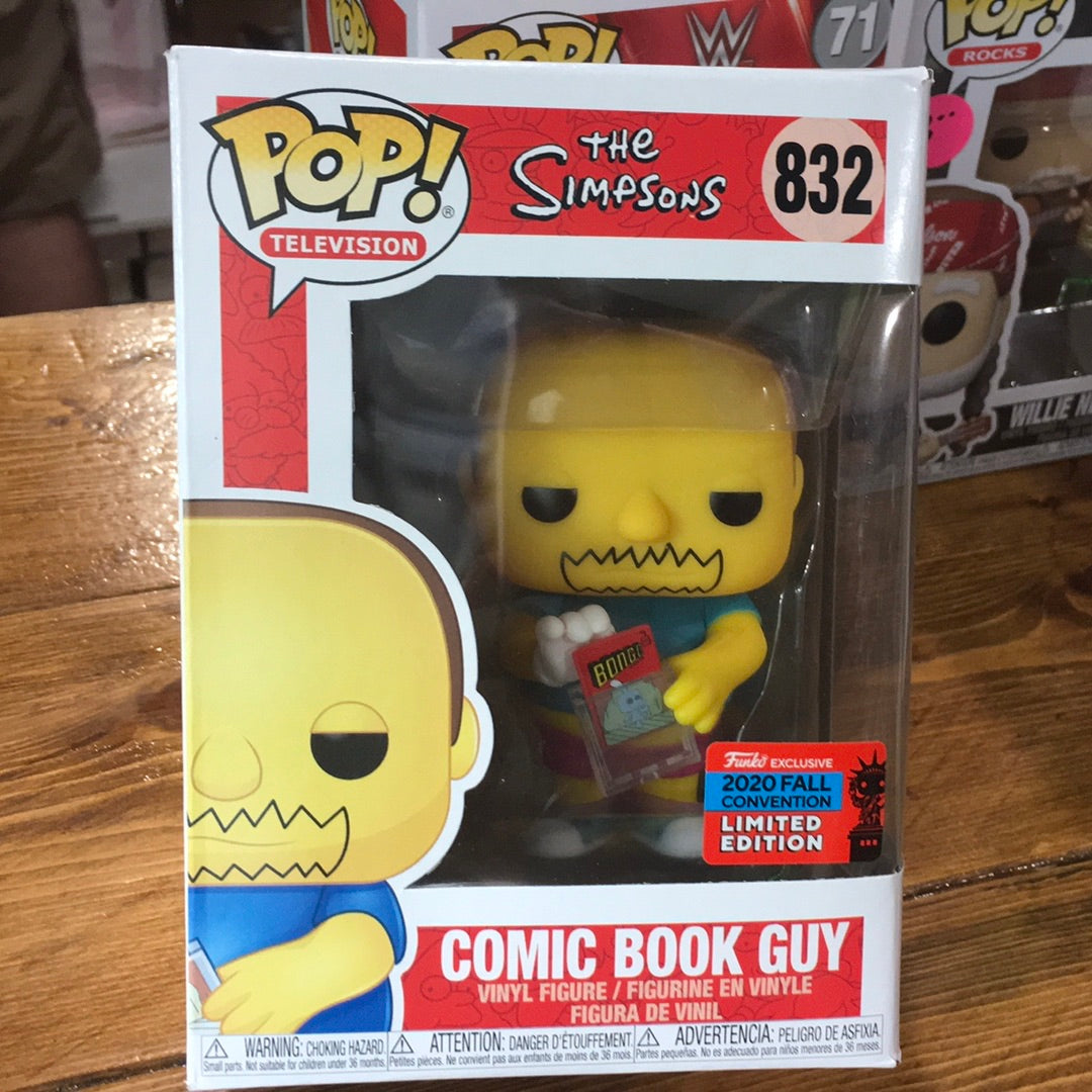 Simpsons Comic Book Guy 832 Funko Pop! Vinyl Figure