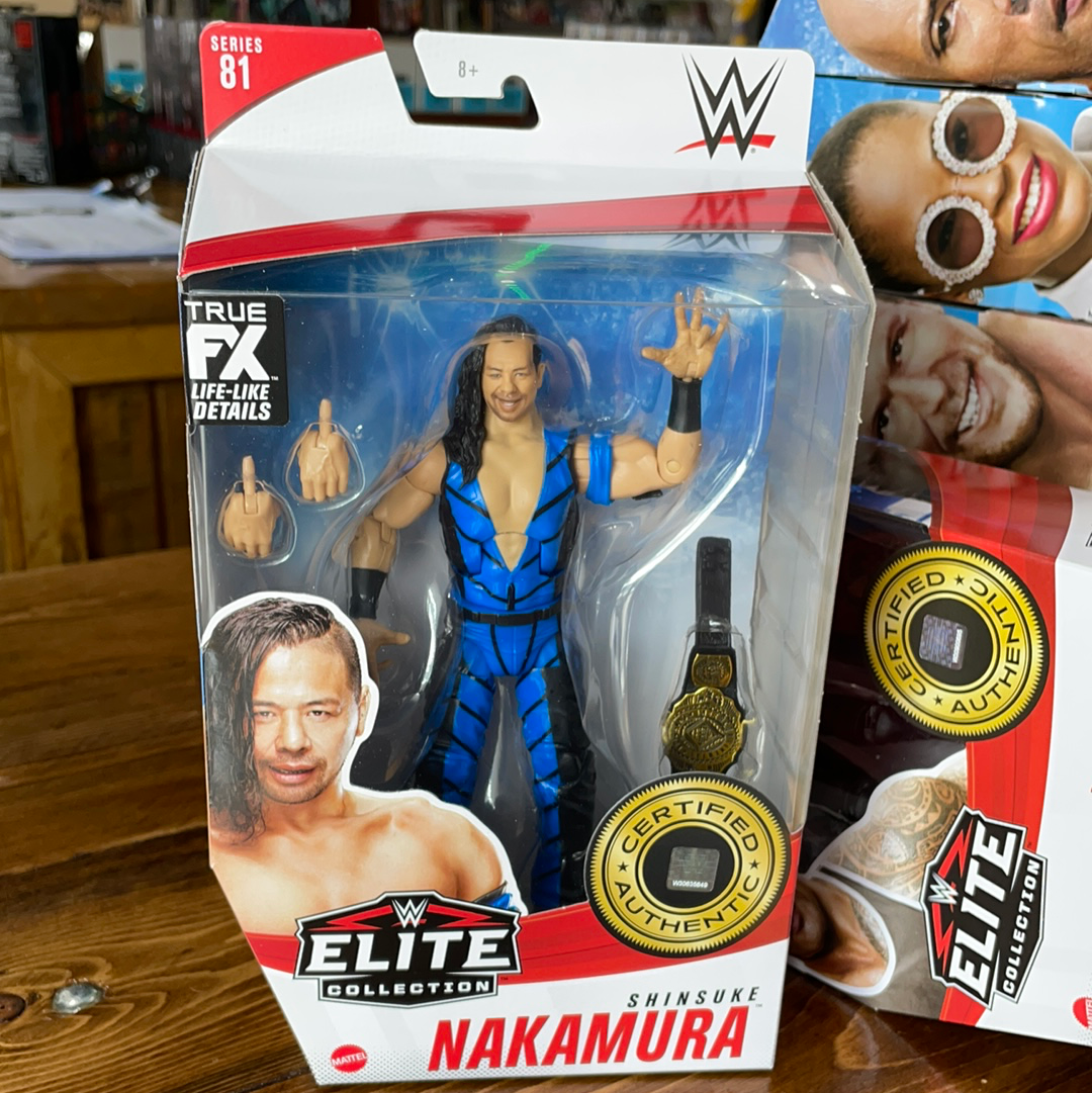 WWE Shinsuke Nakamura Elite series 81 figure