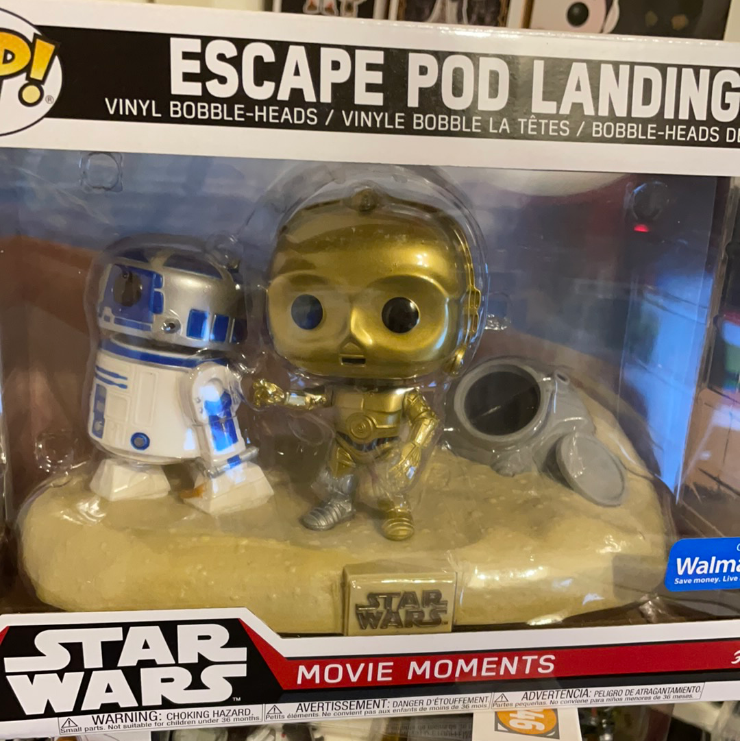 Star Wars Escape Pod Landing 222 Funko Pop movie moments