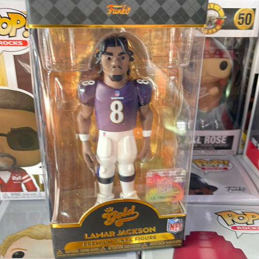 Funko Gold 5" NFL: Ravens Lamar Jackson Vinyl Figure