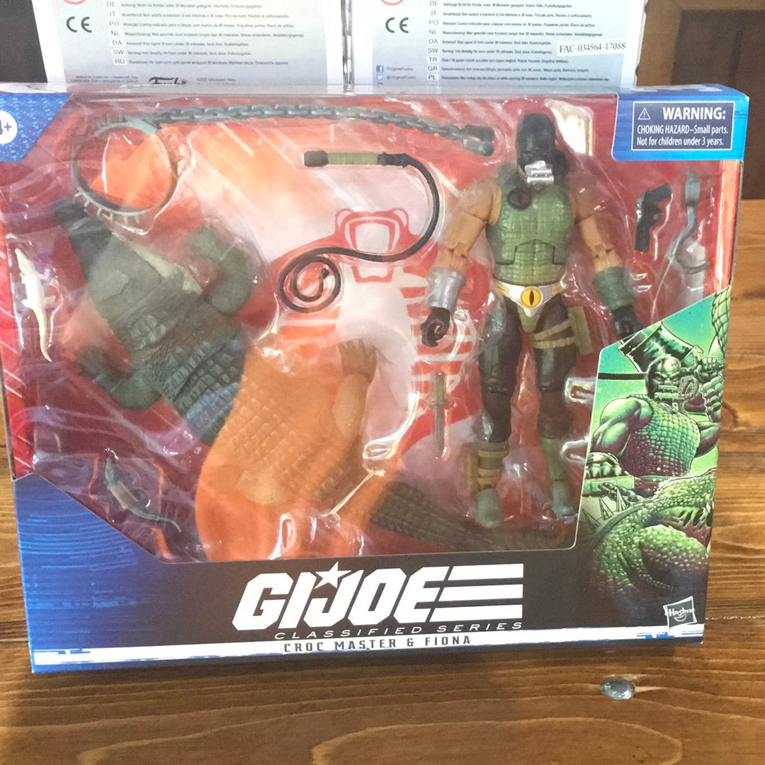 G.I. Joe Classified Croc master and Fiona Hasbro figure