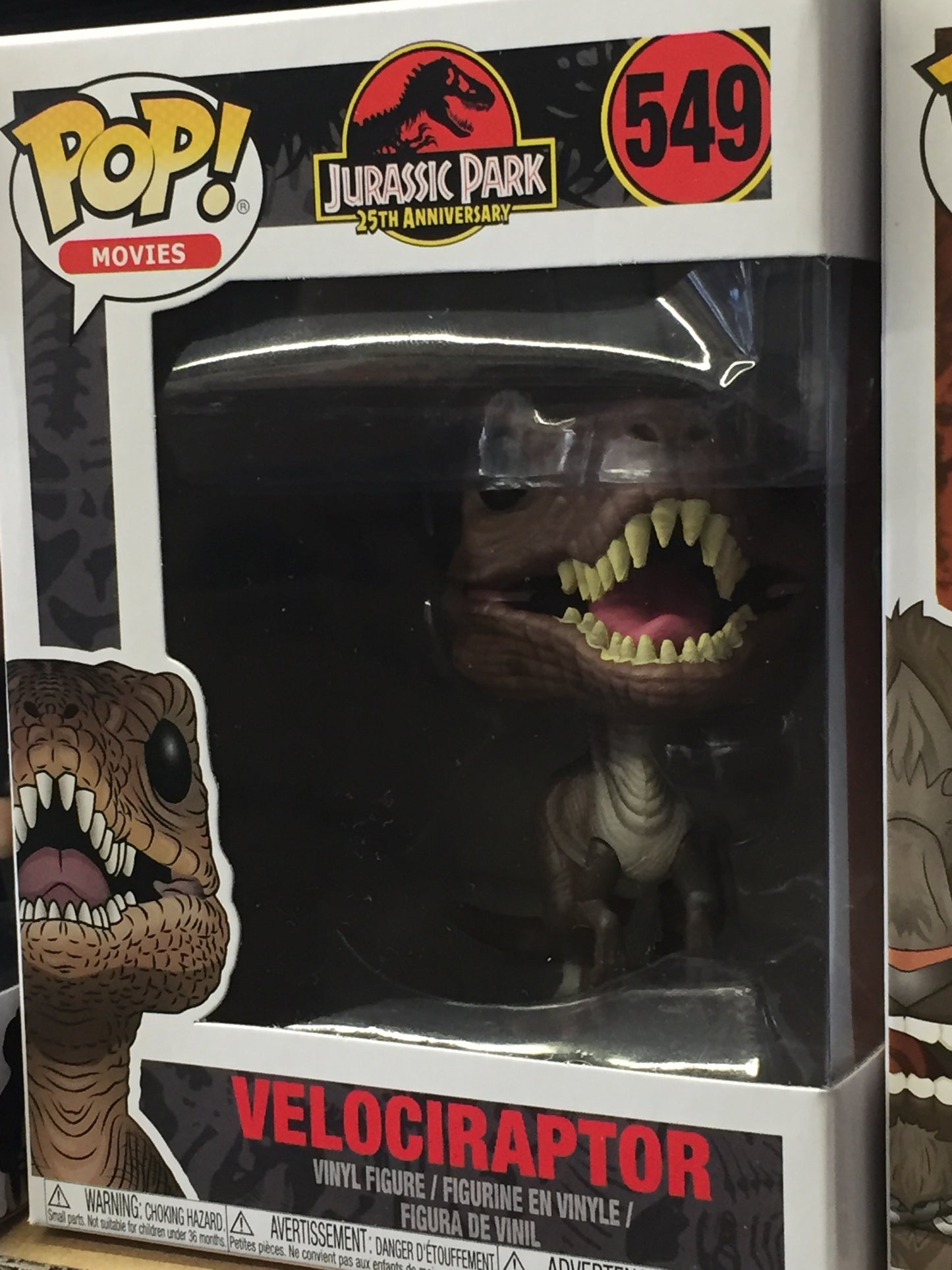 Jurassic Park - Velociraptor #549 - Funko Pop! Movies Vinyl Figure