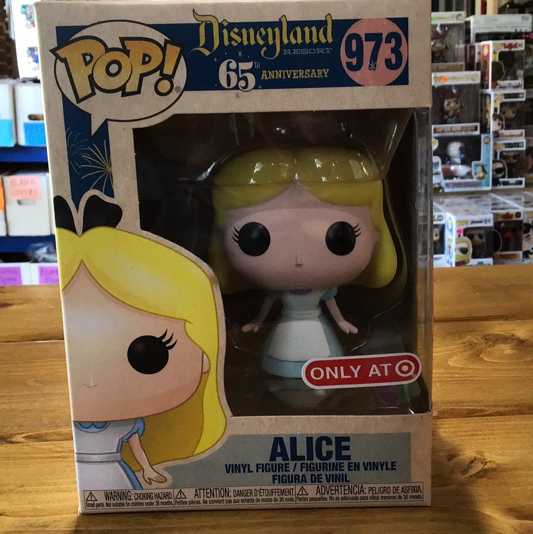 Disneyland Anniversary Alice Target exclusive 973 Exclusive Alice in Wonderland Funko Pop! Vinyl figure 2020
