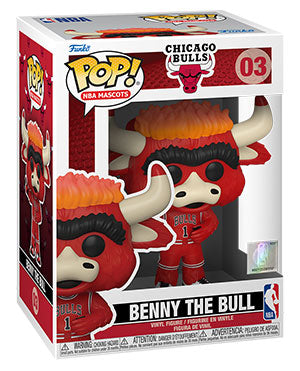 NBA Mascot Benny the Bull Funko Pop! Vinyl figure sports