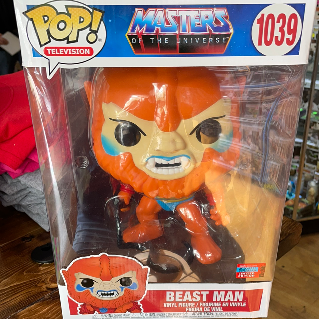 MOTU Beast Man exclusive 10 inch pop Funko Pop! Vinyl Figure store