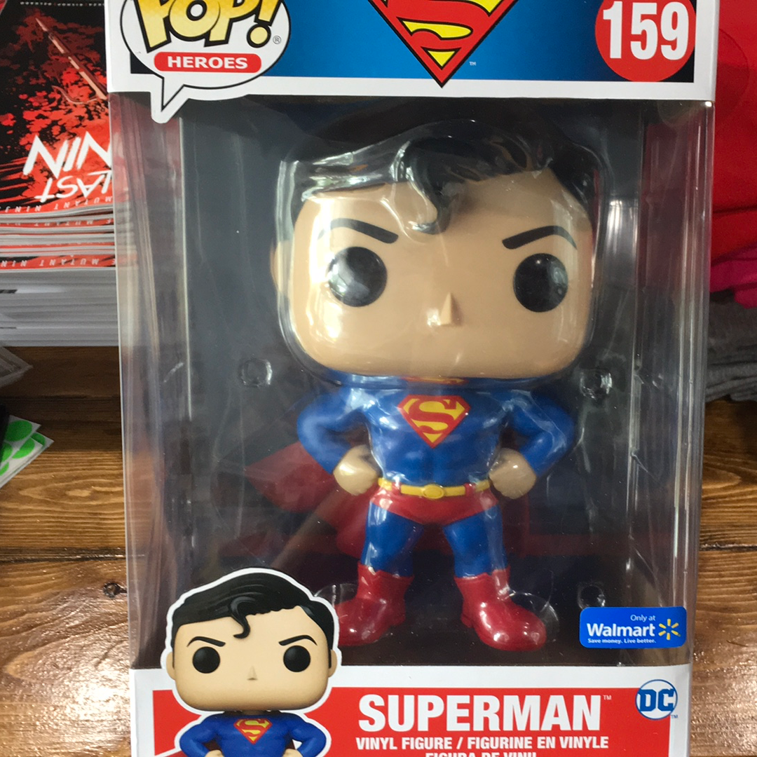 DC Comics Superman 10 inch pop Funko Pop! Vinyl Figure store