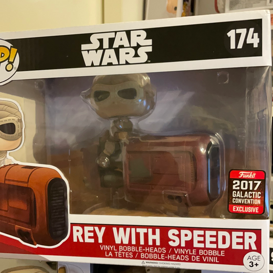Star Wars Rey with Speeder 174 Funko Pop! Vinyl Figure