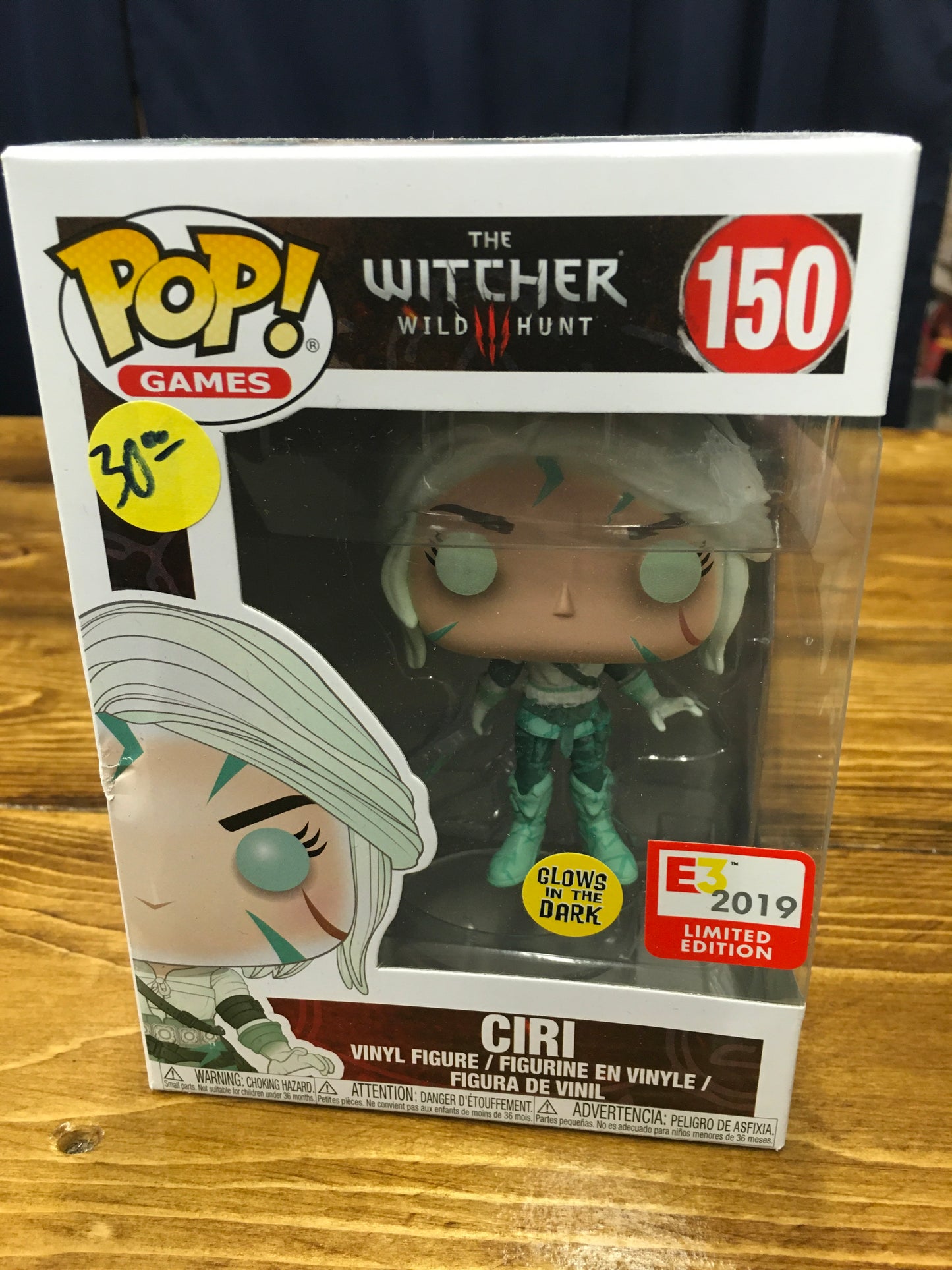 The Witcher Wild Hunt - Ciri GITD Funko Pop! Vinyl figure games