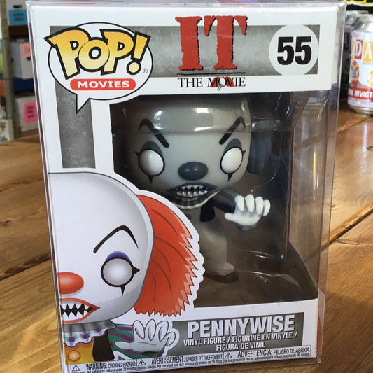 Pennywise IT B&W exclusive  Funko Pop vinyl Figure (Movies)