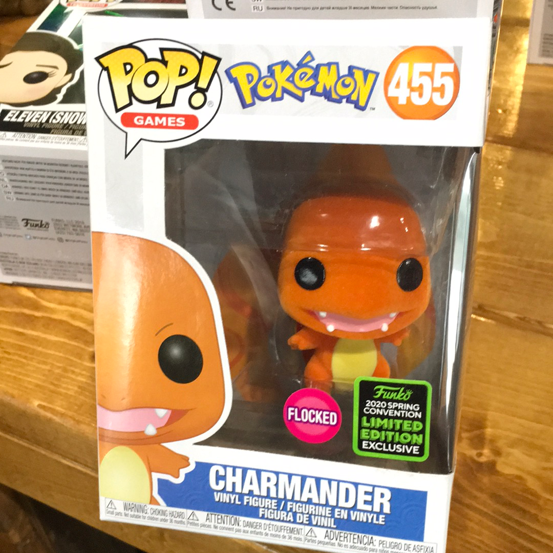 Pokémon Charmander flocked exclusive Funko Pop! Vinyl figure